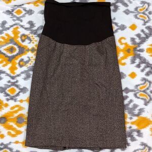 🥳HP🥳 💜5/$25 Small brown maternity pencil skirt motherhood maternity